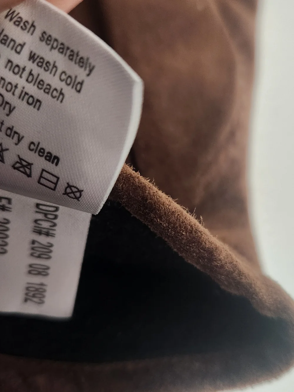 3M Thinsulate Brown Suede-Style Gloves